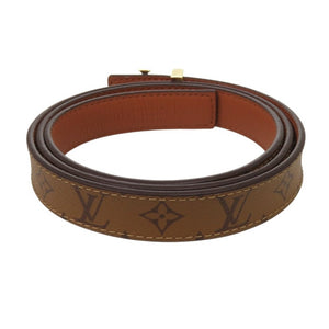 新品同様 ルイ ヴィトン サンチュール アイコニック M0440 レザー ブラウン ベルト 茶 LV 0356【中古】LOUIS VUITTON