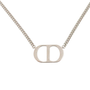 美品 クリスチャンディオール CD ロゴ N1026HOMST シルバー925 ネックレス シルバー 0395【中古】Christian Dior