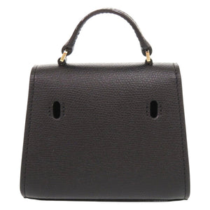 未使用 ヴァレクストラ イジィデ ベルト レザー ブラック 3WAY ショルダーバッグ ウエストバッグ 黒 0549【中古】Valextra