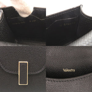 未使用 ヴァレクストラ イジィデ ベルト レザー ブラック 3WAY ショルダーバッグ ウエストバッグ 黒 0549【中古】Valextra