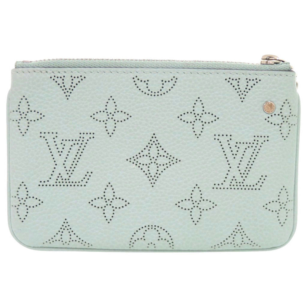 美品 ルイ ヴィトン ポシェット クレ モノグラムマヒナ M80696 IC ヴェールラグーン コインケース LV 0554【中古】LOUIS VUITTON
