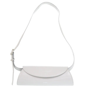 新品同様 ジルサンダー カンノーロ CANNOLO J07WD0023 レザー ペールグレー ショルダーバッグ 0584【中古】JIL SANDER