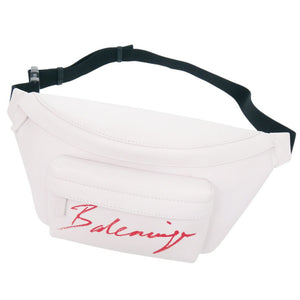 美品 バレンシアガ エブリデイ 552375 レザー ホワイト ウエストバッグ ボディバッグ 白 0599【中古】BALENCIAGA