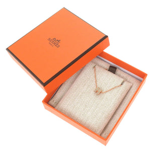 新品同様 エルメス ポップアッシュ ミニ ネックレス メタル マロングラッセ 0609【中古】HERMES