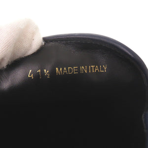 未使用 ジミーチュウ 星柄 スエード サイズ41 1/2 ネイビー スリッポン シューズ 0628【中古】JIMMY CHOO メンズ