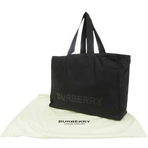美品 バーバリー 8051029 ブラック トレンチトートバッグ 黒 0637【中古】BURBERRY メンズ