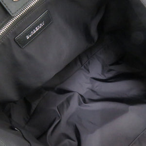 美品 バーバリー 8051029 ブラック トレンチトートバッグ 黒 0637【中古】BURBERRY メンズ