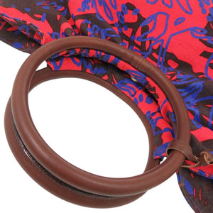 美品 ヴィヴィアンウエストウッド キャンバス/レザー レッド/ブルー ハンドバッグ 赤 青 0638【中古】Vivienne Westwood