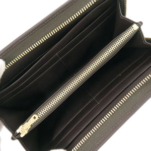 未使用 ロエベ アナグラム スウェード ベージュ 長財布 0649【中古】LOEWE