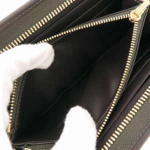 未使用 ロエベ アナグラム スウェード ベージュ 長財布 0649【中古】LOEWE