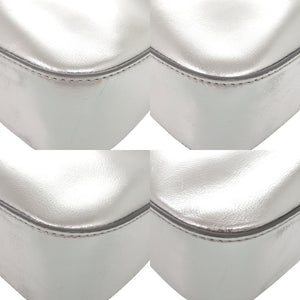 美品 ジミーチュウ ATHINI アティニ カメラバッグ レザー シルバー ショルダーバッグ 0661【中古】JIMMY CHOO