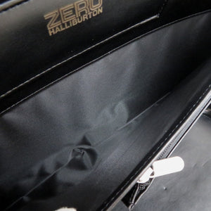 美品 ゼロハリバートン アタッシュケース アルミ ブラック ビジネスバッグ 黒 0696【中古】ZERO HALLIBURTON メンズ