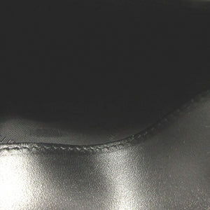 新品同様 ダンヒル レザー ブラック 黒 2つ折り長札入れ 財布 0698【中古】dunhill