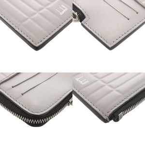 美品 ダンヒル ローラガス フラグメントケース レザー グレー カードケース コインケース 0699【中古】Dunhill メンズ