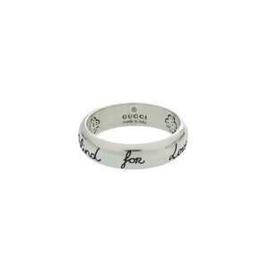 グッチ Blind for Love ブラインド フォー ラブ 455247 シルバー925 10.5号 シルバー リング 指輪 銀 0717【中古】GUCCI