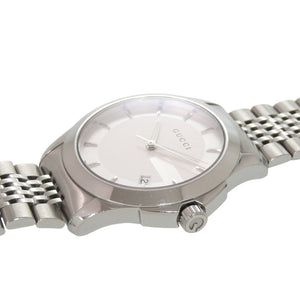 美品 グッチ 126.4 Gタイムレス SS シルバー クオーツ 腕時計 0733【中古】GUCCI