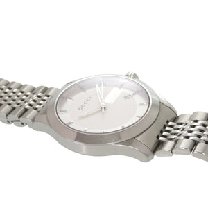 美品 グッチ 126.4 Gタイムレス SS シルバー クオーツ 腕時計 0733【中古】GUCCI