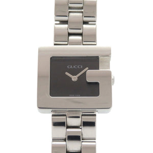 グッチ 3600L SS ブラック クオーツ 腕時計 黒文字盤 0735【中古】GUCCI