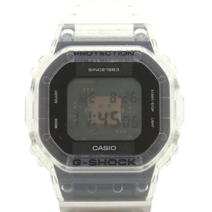 未使用 カシオ G-SHOCK 40周年限定 クリアリミックス DWE-5640RX-7JR 樹脂 ブラック クオーツ デジタル 腕時計 Gショック 0744【中古】CASIO