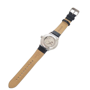 新品同様 オリエント Orient Bambino RN-AC0024L SS 型押しレザー ネイビー 自動巻き 腕時計 0745【中古】ORIENT