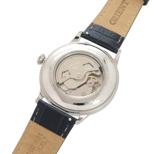 新品同様 オリエント Orient Bambino RN-AC0024L SS 型押しレザー ネイビー 自動巻き 腕時計 0745【中古】ORIENT