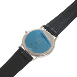 新品同様 セイコー クレドール 8J81-6A30 SS レザー ゴールド クオーツ 腕時計 0746【中古】SEIKO