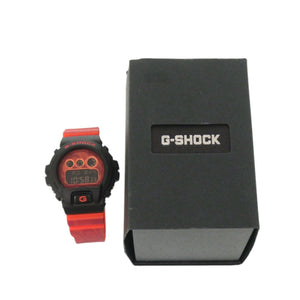 新品同様 カシオ G-SHOCK Time distortionシリーズ DW-6900TD-4JF 樹脂 ブラック オレンジ クオーツ デジタル 腕時計 黒文字盤 Gショック 0747【中古】CASIO