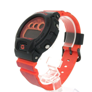 新品同様 カシオ G-SHOCK Time distortionシリーズ DW-6900TD-4JF 樹脂 ブラック オレンジ クオーツ デジタル 腕時計 黒文字盤 Gショック 0747【中古】CASIO