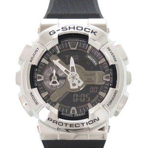未使用 カシオ G-SHOCK GM-110-1AJF 樹脂 SS ブラック クオーツ 腕時計 黒文字盤 0749【中古】CASIO