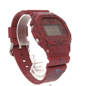 新品同様 カシオ G-SHOCK Treasure Huntシリーズ DW-5600SBY-4JR 樹脂 レッド クオーツ デジタル 腕時計 赤 Gショック 0750【中古】CASIO