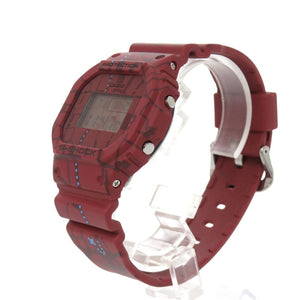 新品同様 カシオ G-SHOCK Treasure Huntシリーズ DW-5600SBY-4JR 樹脂 レッド クオーツ デジタル 腕時計 赤 Gショック 0750【中古】CASIO