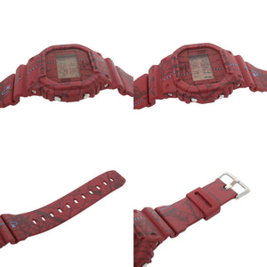 新品同様 カシオ G-SHOCK Treasure Huntシリーズ DW-5600SBY-4JR 樹脂 レッド クオーツ デジタル 腕時計 赤 Gショック 0750【中古】CASIO