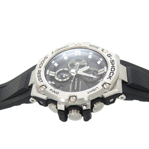 新品同様 カシオ G-SHOCK GST-B100-1AJF SS ブラック タフソーラー 腕時計 黒文字盤 Gショック 0751【中古】CASIO