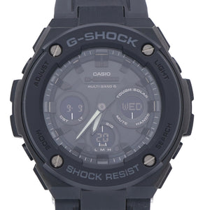 新品同様 カシオ G-SHOCK G-STEEL ソーラー電波 タフソーラー マルチバンド6 GST-W300G-1A1JF Gショック 腕時計 ブラック 黒文字盤 0762【中古】CASIO メンズ