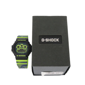新品同様 カシオ G-SHOCK DW-5900TD-9JF Time distortionシリーズ 樹脂 ブラック イエロー クオーツ デジタル 腕時計 黒文字盤 Gショック 0764【中古】CASIO