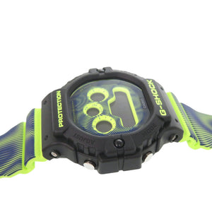 新品同様 カシオ G-SHOCK DW-5900TD-9JF Time distortionシリーズ 樹脂 ブラック イエロー クオーツ デジタル 腕時計 黒文字盤 Gショック 0764【中古】CASIO