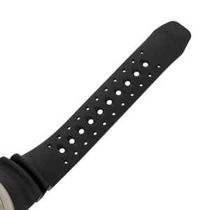 美品 シチズン プロフェッショナル ダイバーズ B873-S057892 チタン ラバー ブラック エコドライブ 腕時計 黒文字盤 0767【中古】CITIZEN