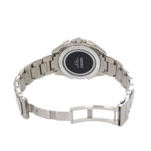 セイコー ブライツ SAGA191 8B92-0AB0 SS ブルー ソーラー電波 腕時計 青文字盤 0768【中古】SEIKO