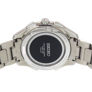 セイコー ブライツ SAGA191 8B92-0AB0 SS ブルー ソーラー電波 腕時計 青文字盤 0768【中古】SEIKO
