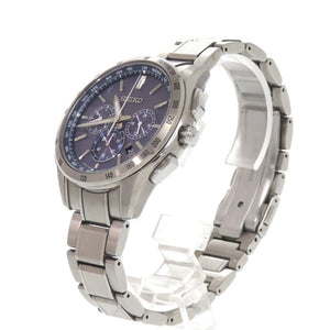 セイコー ブライツ SAGA191 8B92-0AB0 SS ブルー ソーラー電波 腕時計 青文字盤 0768【中古】SEIKO
