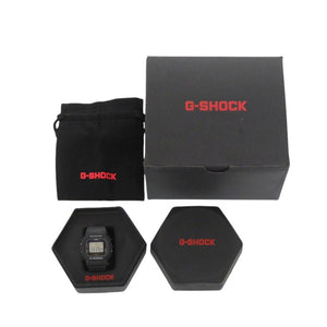 未使用 カシオ G-SHOCK nano リングウォッチ DWN-5600-1JR 樹脂 ブラック クオーツ 腕時計 黒 0773【中古】CASIO