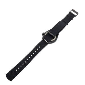 美品 セイコー 5スポーツ SBSA025 4R36-07G0 SS ナイロン ブラック 自動巻き 腕時計 黒文字盤 0782【中古】SEIKO