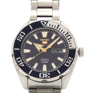 セイコー 5スポーツ SRPC51K1 4R36-06R0 SS ネイビー 自動巻き 腕時計 0789【中古】SEIKO