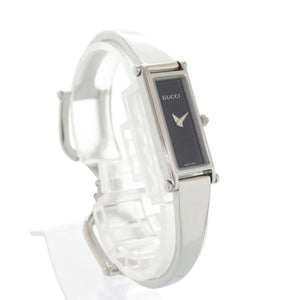 グッチ 1500L SS ブラック クオーツ 腕時計 黒文字盤 0790【中古】GUCCI
