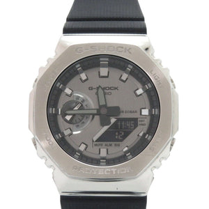 カシオ G-SHOCK GM-2100-1AJF SS 樹脂 グレー ブラック クオーツ 腕時計 Gショック 0794【中古】CASIO