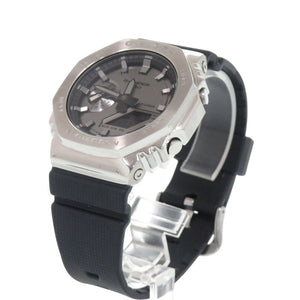 カシオ G-SHOCK GM-2100-1AJF SS 樹脂 グレー ブラック クオーツ 腕時計 Gショック 0794【中古】CASIO