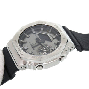 カシオ G-SHOCK GM-2100-1AJF SS 樹脂 グレー ブラック クオーツ 腕時計 Gショック 0794【中古】CASIO