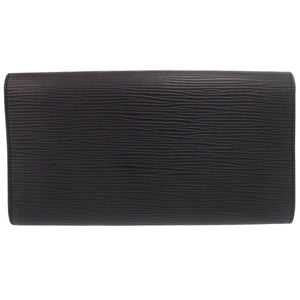 美品 ルイ ヴィトン ポシェット ポルトモネ クレディ エピ M63572 エピレザー ノワール 長財布 黒 LV 0912【中古】LOUIS VUITTON