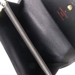 美品 ルイ ヴィトン ポシェット ポルトモネ クレディ エピ M63572 エピレザー ノワール 長財布 黒 LV 0912【中古】LOUIS VUITTON