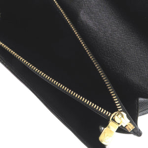 美品 ルイ ヴィトン ポシェット ポルトモネ クレディ エピ M63572 エピレザー ノワール 長財布 黒 LV 0912【中古】LOUIS VUITTON
